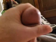 Stroking my cock until I cum