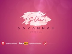 Video I lower my husband's morning erection - Savannah Watson