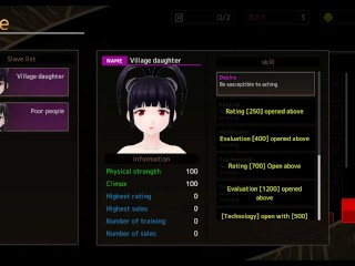 Slave Trader 2 [PornPlay Hentai game] Ep.1missionary slave training