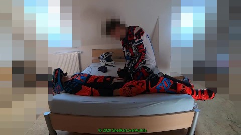 Fucking with my BF in Fox MX-Gear - Part 1