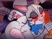 Preview 1 of Vanny Cute Furry Bunny Blowjob & Fuck Pussy - FNAF Security Breach