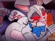 Preview 2 of Vanny Cute Furry Bunny Blowjob & Fuck Pussy - FNAF Security Breach