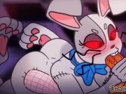 Preview 3 of Vanny Cute Furry Bunny Blowjob & Fuck Pussy - FNAF Security Breach