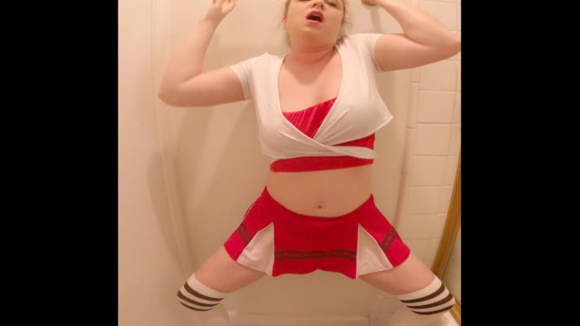 cheerleader stepsister catches stepbrother masturbating and fucks him in the bathroom