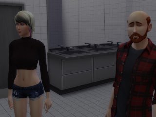 Cuckold's Wife Gets Passed Around by Strangers in His Own House - DDSims