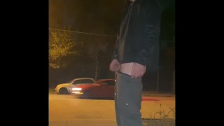 Bf masturbates on front porch and in driveway risky public