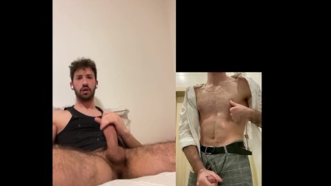 ITALIAN 20 years old 9 inches Dick CUMSHOTS COMPILATION FACE REVEALED 