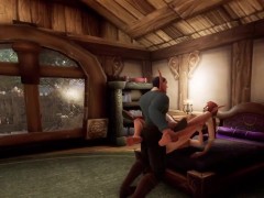 A night with an stepmother & stepdaughter | Warcraft Parody