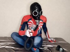 スパイダーマンのガスマスク呼吸制御 - Screenshot 8 of 16 - Zentai