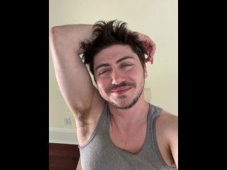 Sniffing My Stinky Hairy Armpits (FTM)
