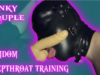 sissy, gagging, sissy training, throat fuck