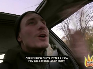 PublicSexDate - Lady Paris gets her Tight Pussy POUNDED in a public Parking Lot