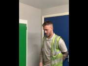 Preview 4 of Engineer wanking at work