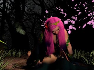 Animation - Sexy Forest Goddess_Rides Daddy and BegsFor His Cum