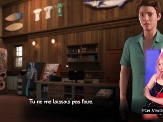 (Episode 15) CUNI derri re le comptoir devant un client ! FR Treasure of Nadia Story