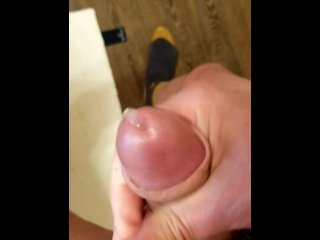 Cumshot of an old man who loves sex