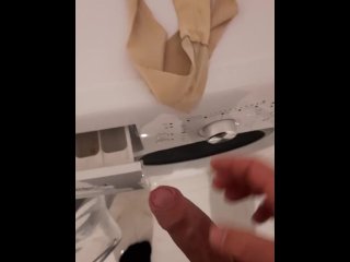 panty sniffing, vertical video, exclusive, handjob