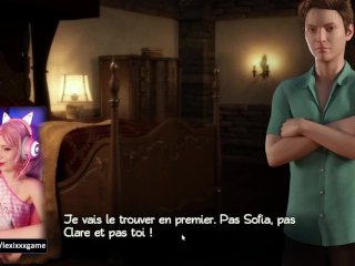 (Episode 19) Anal dans le jardin pendant queses invitésregardent ! FR Treasure of Nadia Letsplay