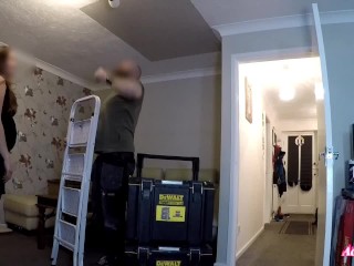 Young Wife alone Home Cheating with Handyman🔥🔥