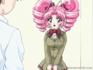 Anime Tiener Ruw Geneukt in Haar Strakke Kutje
