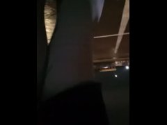 Sissy pee pants in public