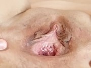 Preview 3 of Pussy & Cervix Play Compilation with Creampie & Pissing Ending