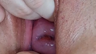 A Compilation Of Pussy And Cervix Plays With A Creampie And Pissing Ending
