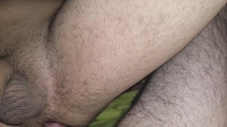Jumping with my big ass on friend tight hard cock 