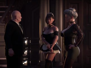 pc gameplay, butt, babe, brunette