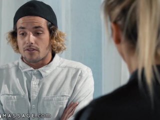 NURU MASSAGE - Busty MILF Alexis Fawx Must Satisfy Her Dirty Stepson For Him To Keep Her Secret screenshot number 2
