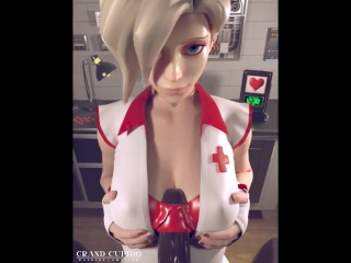 [blacked] Mercy Providing first help to your Injured BBC [grand Cupido]( Overwatch )
