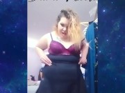 Preview 1 of Dancing bbw findom milf pussy flashing 
