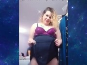 Preview 2 of Dancing bbw findom milf pussy flashing 
