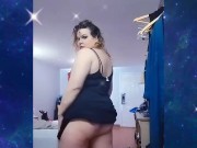 Preview 4 of Dancing bbw findom milf pussy flashing 