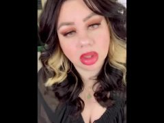 Gum Chewing And Stroking