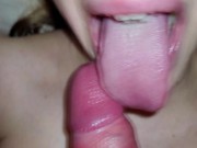 Preview 5 of Slut at the party did not want to suck but I made and cum on her face!