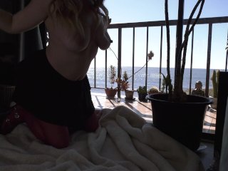 Horny Stepmom moans while stepson fucks her pussy