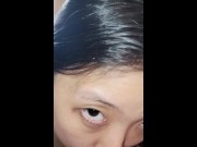 Preview 4 of chinese slut gets face cummed on