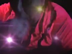 Deepthroat BBC in black light unexpected nutt