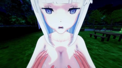 HORNY EMILIA WANTS SUBARU TO FUCK HER HARD HENTAI RE:ZERO