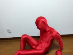 ペニスケースゼンタイ2枚重ね着してみた - Screenshot 10 of 16 - 全身タイツ