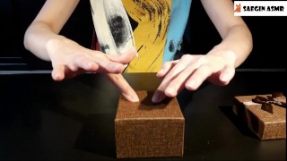 ASMR Scratches and Taps on Gift Boxes (NO TALKING) Part 6