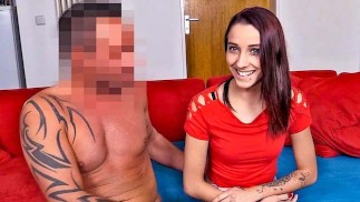 1st ROUGH HOOK UP with TOTAL STRANGER - LOAD on TITS