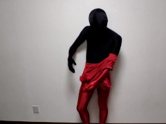 レッド＆ブラックの重ね着全身タイツ - Screenshot 9 of 16 - 全身タイツ
