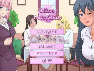 anime, office love affair, gameplay, erotic