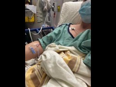 Video Hospital Bed Masturbation Part 2 - Playing With My Pussy & Breasts Compilation