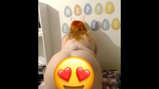 Slutty Easter Bunny - Big Bunny Butt Rebotando