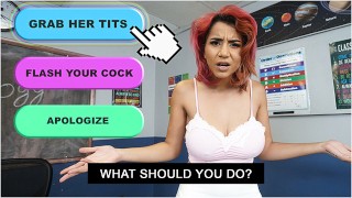 Roxie Sinner Is Educating A Sex Selector And You Get To Decide What Happens Next