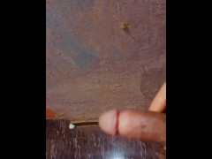 Big dick shaking big Asian cock 💦🩳🥒