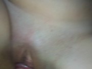 Preview 4 of MMF Threesome with my girlfriend double penetrated pussy two big cock POV DVP